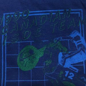 1990 ISDE 6 Days In Sweden  Canadian Team T-Shirt